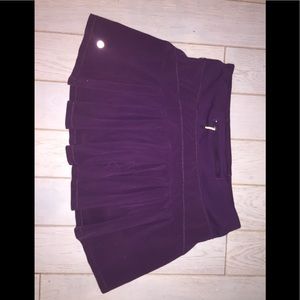 Lululemon Women’s Purple Tennis Skirt Size 8 Tall